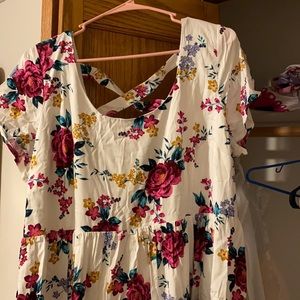 White floral torrid dress